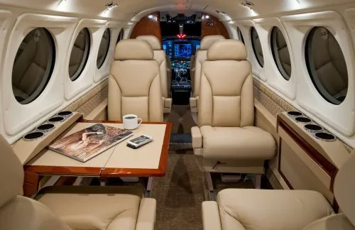 Beechcraft King Air B200, turbohélice de la flota de Aeroenlaces