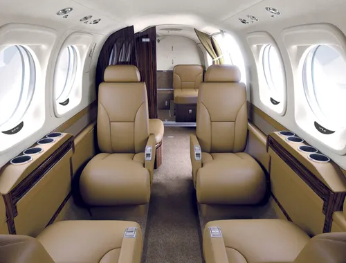 Beechcraft King Air B90, turbohélice de la flota de Aeroenlaces